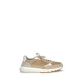 Brunello Cucinelli Brunello Cucinelli Beige Calf Leather Bos Taurus Low Top Sneakers