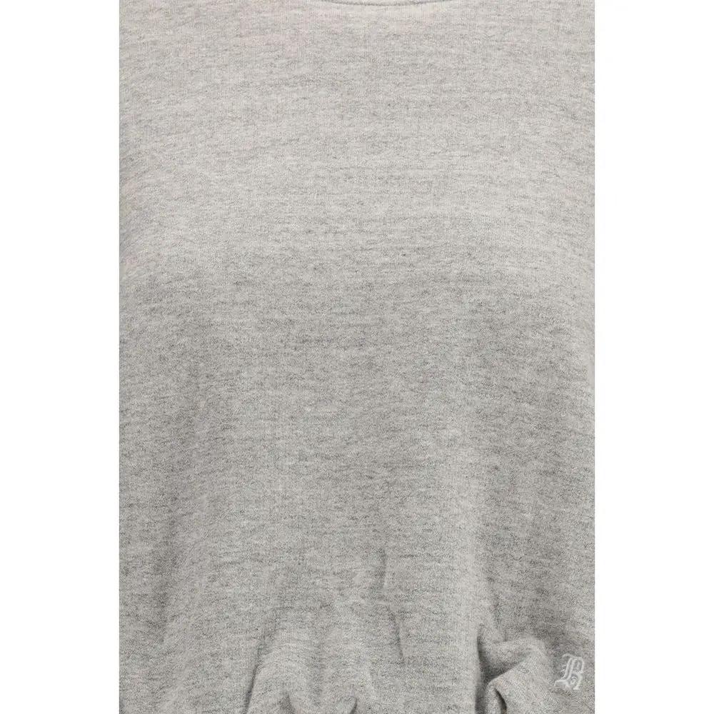 R13 R13 Gray Cotton Sweatshirt