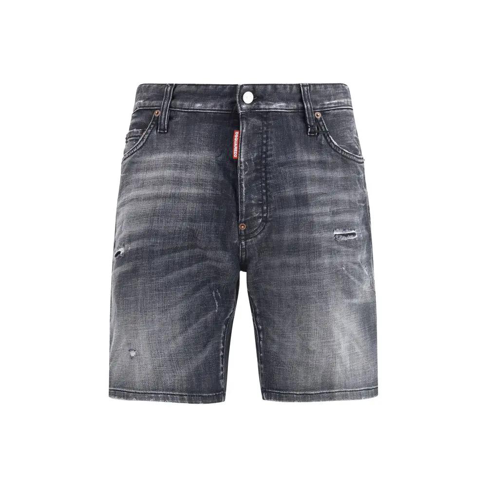 Bermuda en coton noir Dsquared²