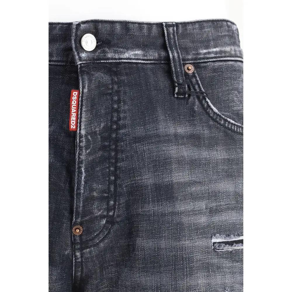 Bermuda en coton noir Dsquared²