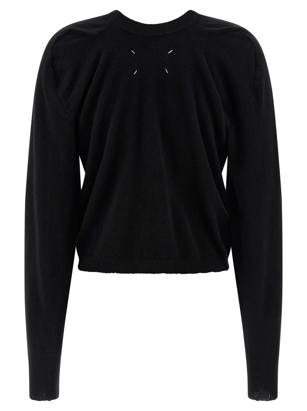 Maison Margiela Maison Margiela Black Virgin Wool Cardigan
