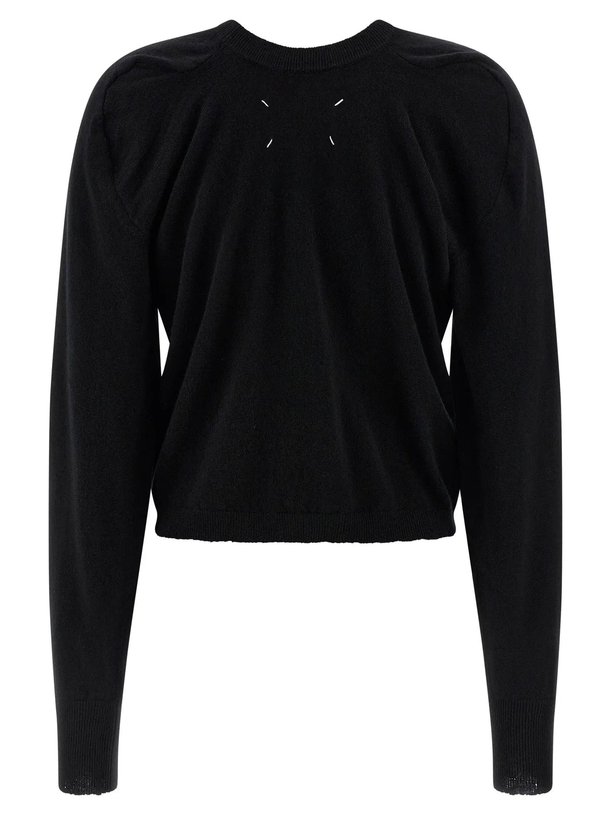 Maison Margiela Maison Margiela Black Virgin Wool Cardigan