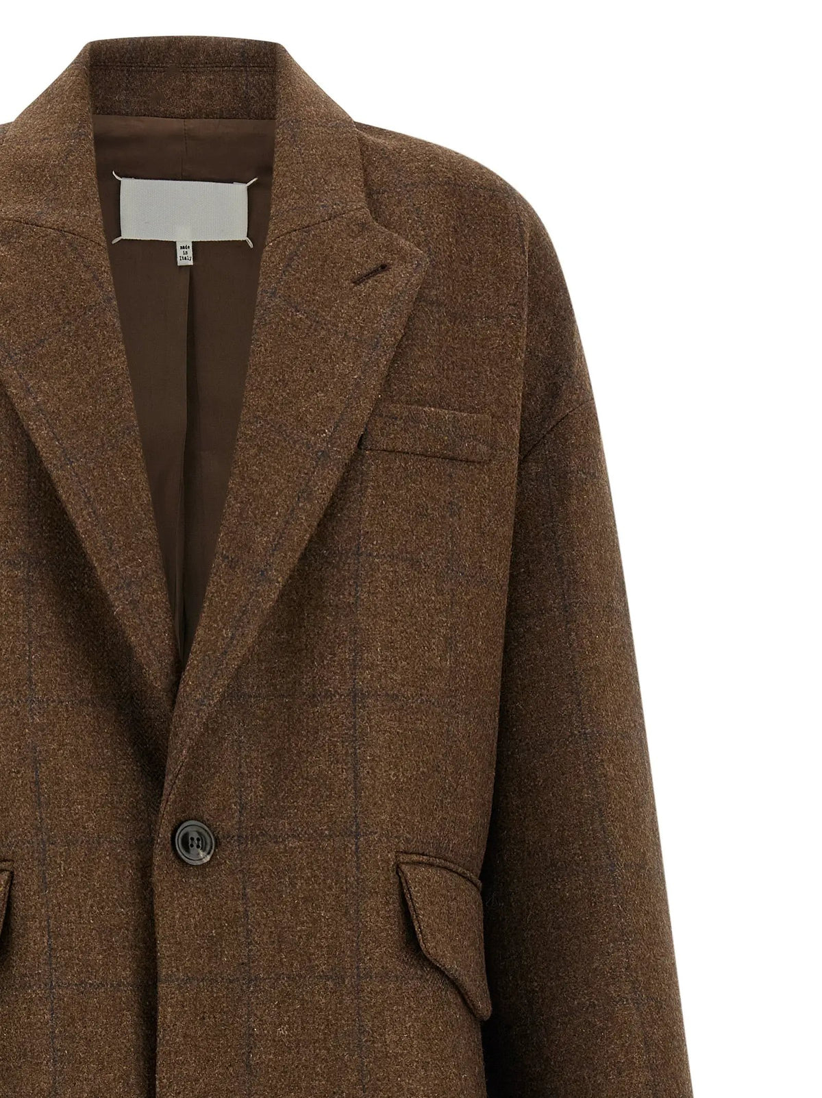 Maison Margiela Maison Margiela Brown Wool Coat