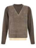 Maison Margiela Maison Margiela Brown Virgin Wool Cardigan