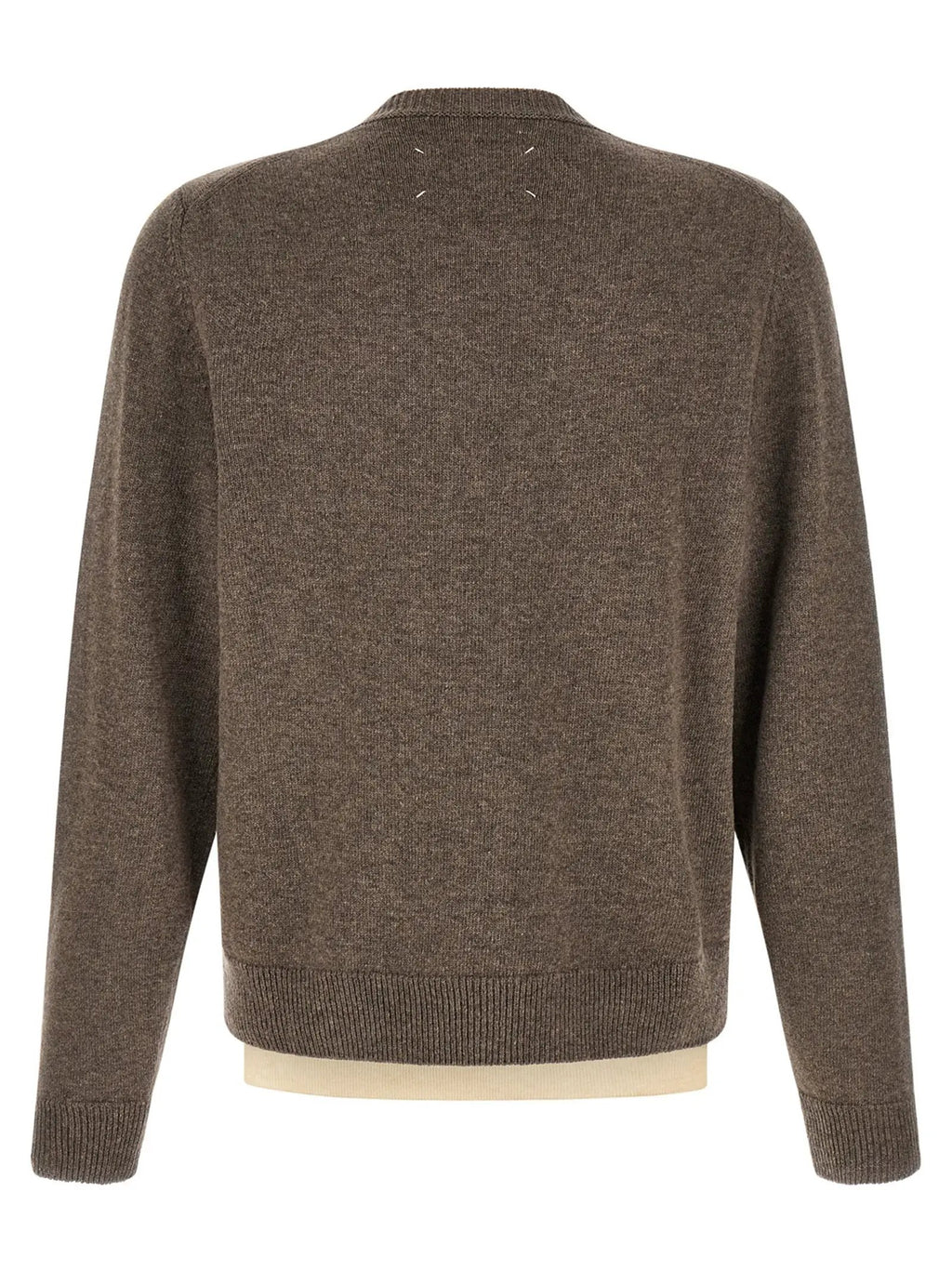Maison Margiela Maison Margiela Brown Virgin Wool Cardigan