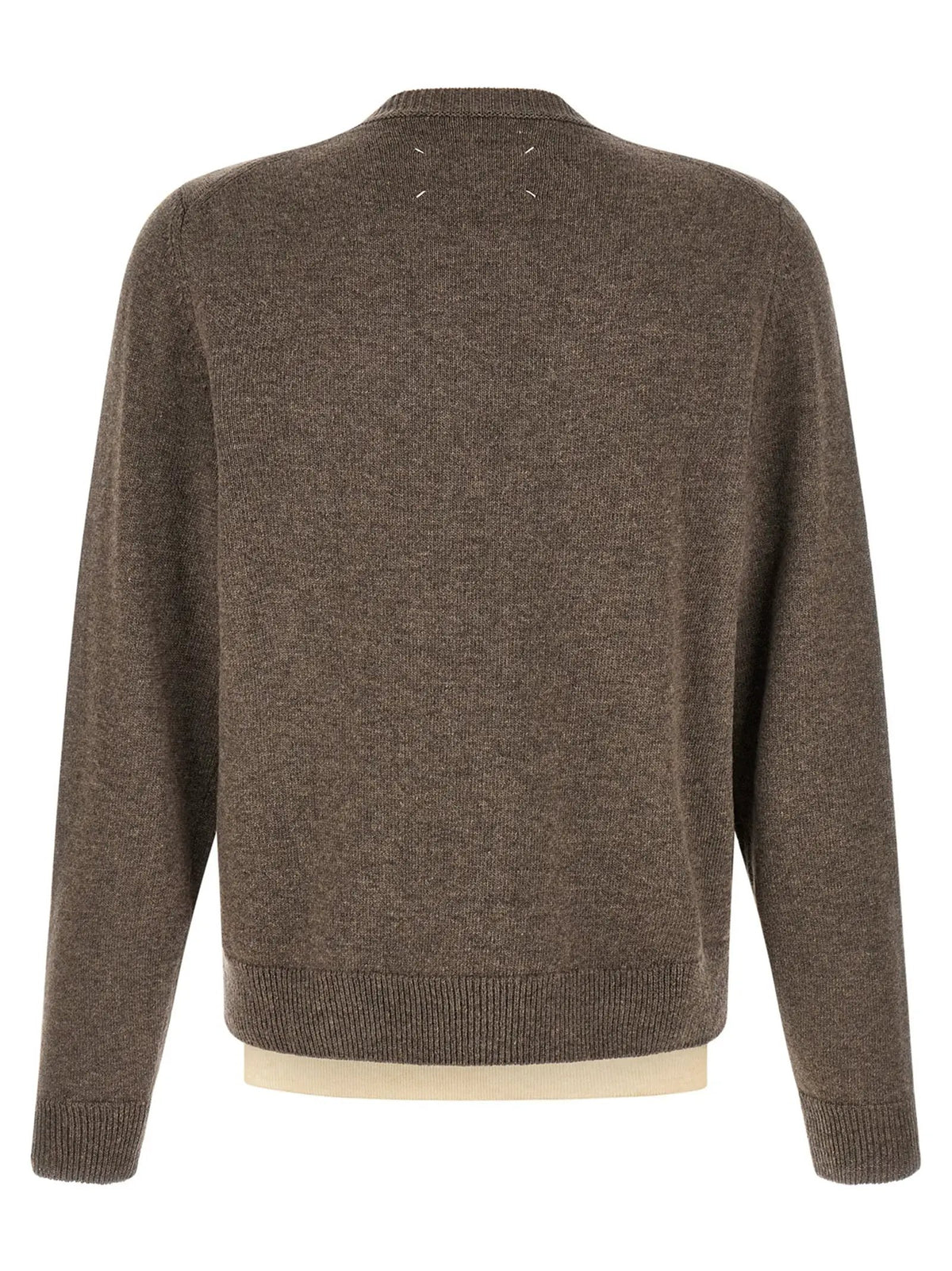 Maison Margiela Maison Margiela Brown Virgin Wool Cardigan