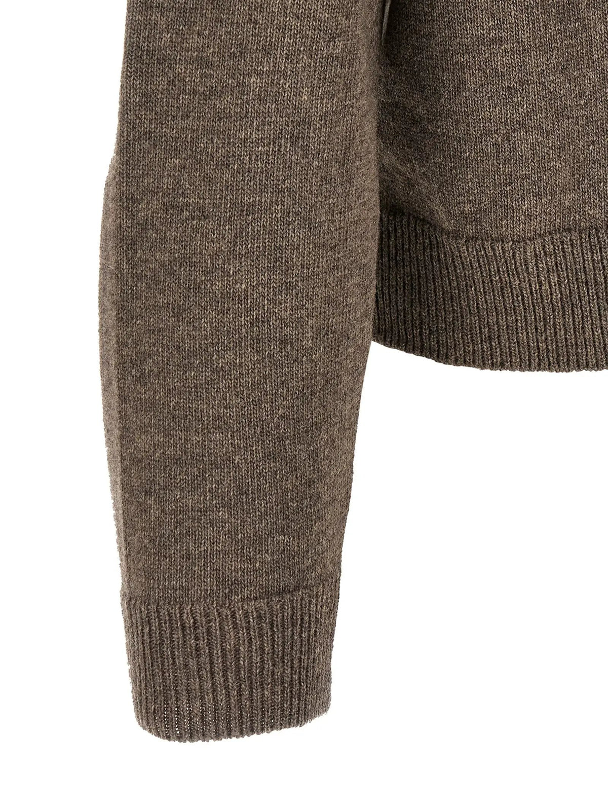 Maison Margiela Maison Margiela Brown Virgin Wool Cardigan