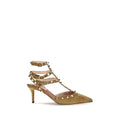 Valentino Garavani Valentino Garavani Beige Suede Leather Pumps
