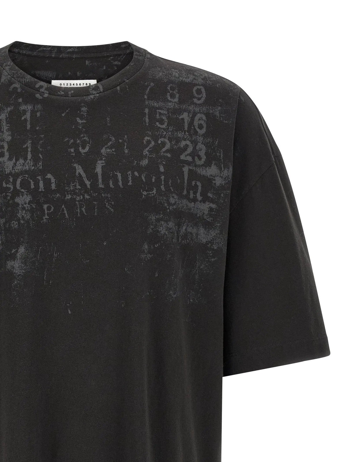 Maison Margiela Maison Margiela Black Cotton Long Sleeve T-Shirt