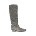Pedro García Pedro García Gray Suede Leather Ankle Boots
