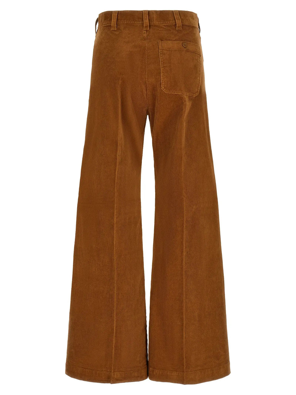 Polo Ralph Lauren Polo Ralph Lauren Brown Cotton Flared Pants