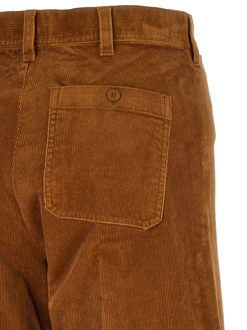 Polo Ralph Lauren Polo Ralph Lauren Brown Cotton Flared Pants