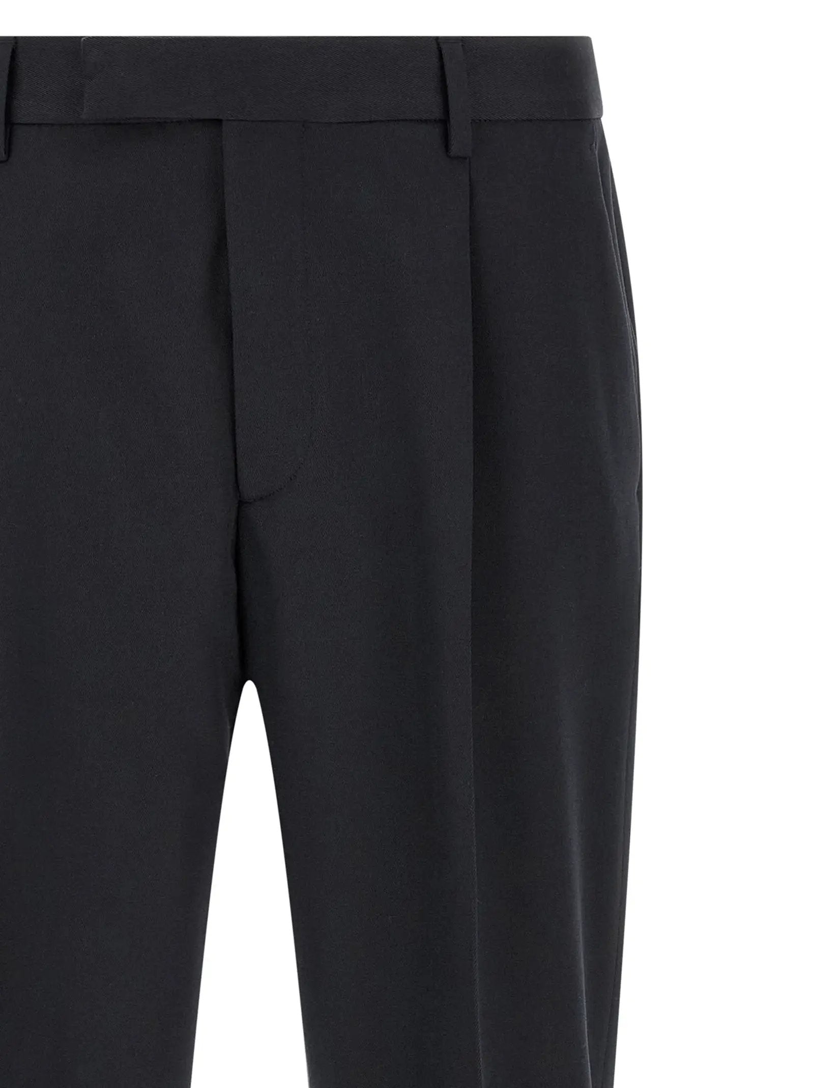 ZEGNA ZEGNA Blue Cotton Dress Pants