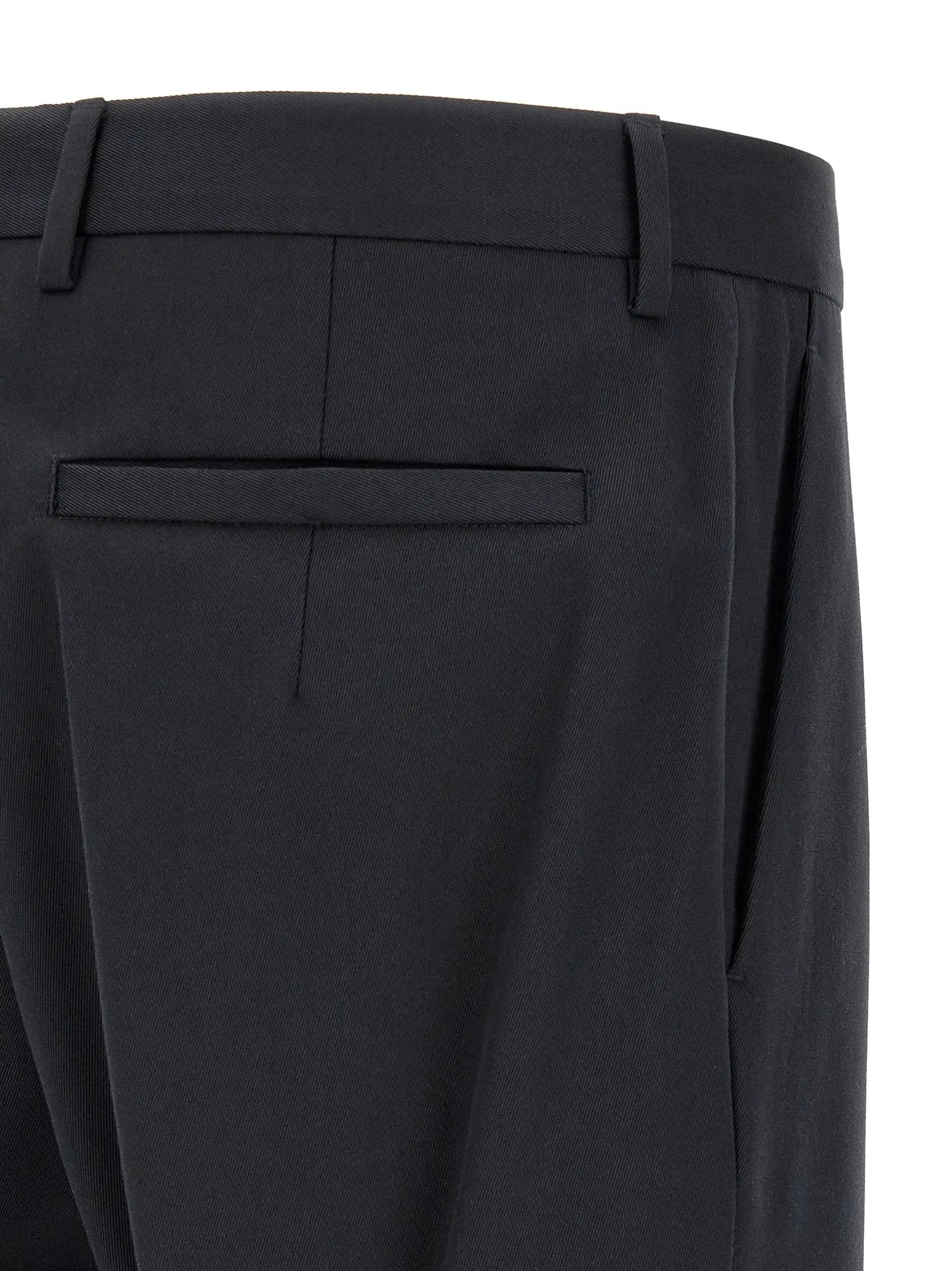 ZEGNA ZEGNA Blue Cotton Dress Pants