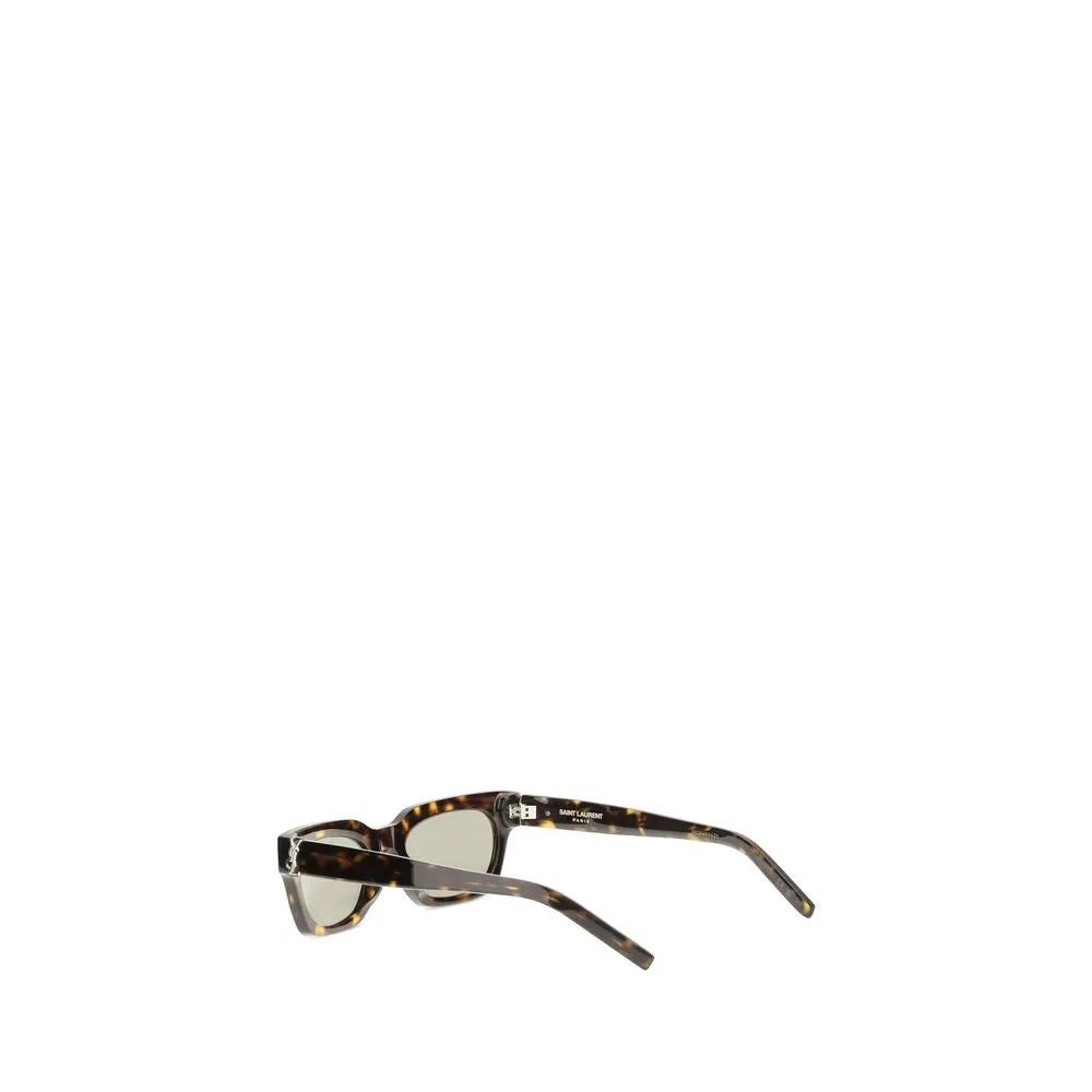 Saint Laurent Saint Laurent Brown Acetate Sunglasses