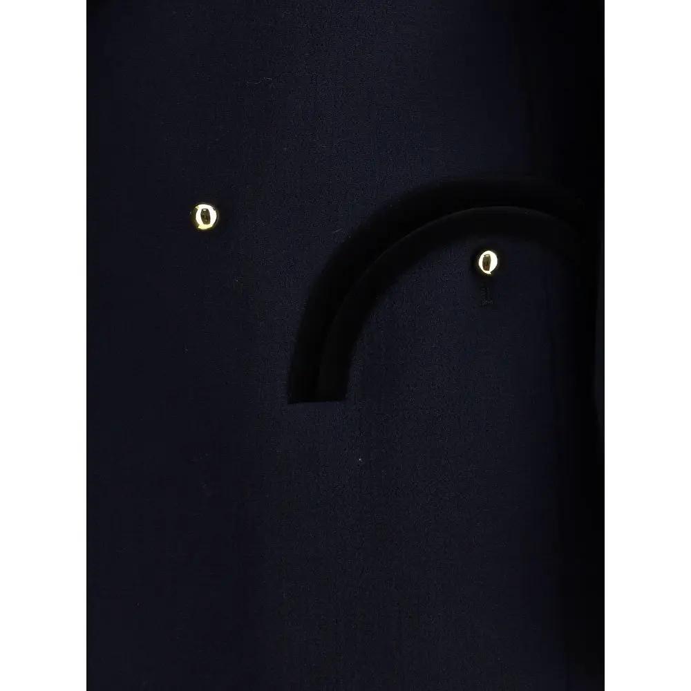 Blazé Milano Blazé Milano Blue Wool Oves Aries Blazer