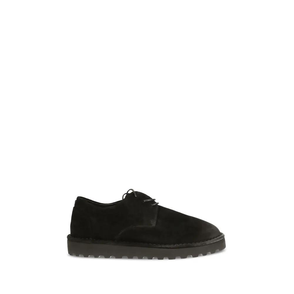 Marsell Marsell Black Calf Leather Bos Taurus Oxfords And Derbies