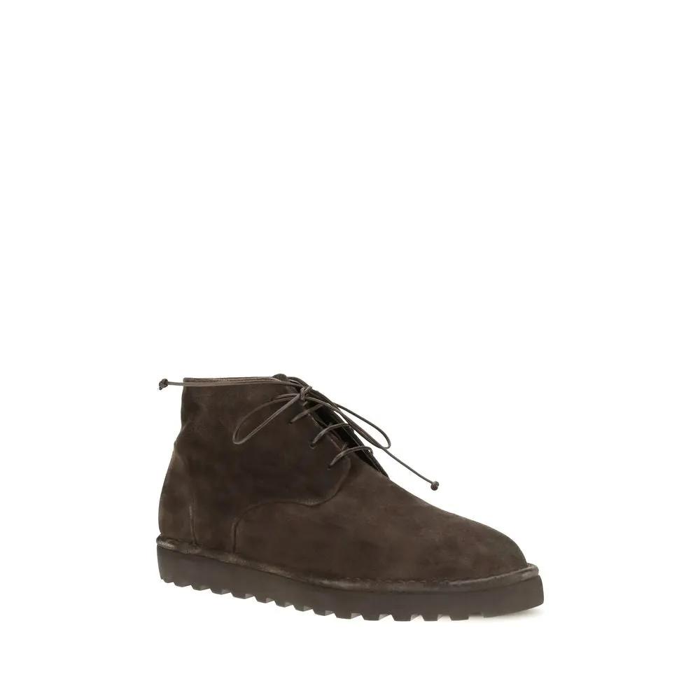 Marsell Marsell Brown Suede Leather Lace-Up Boots