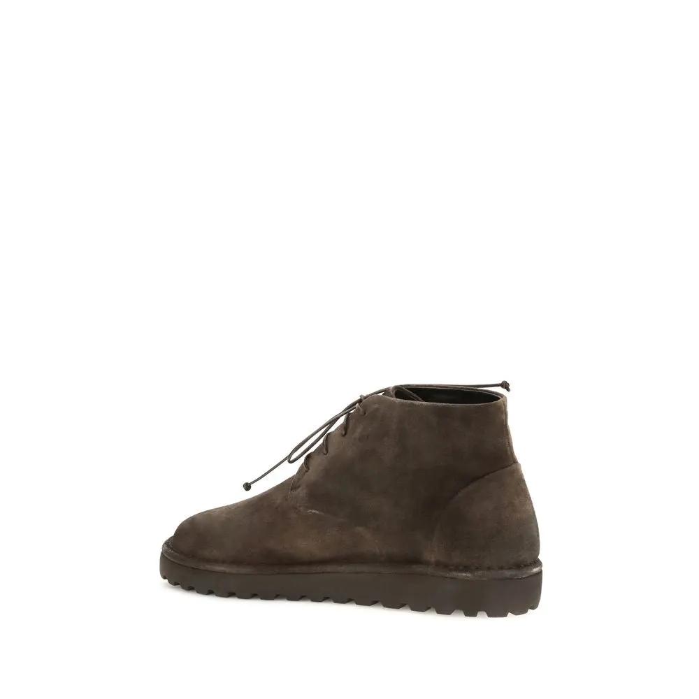 Marsell Marsell Brown Suede Leather Lace-Up Boots
