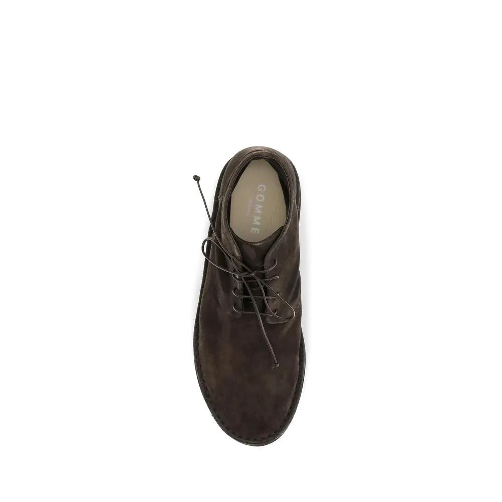 Marsell Marsell Brown Suede Leather Lace-Up Boots