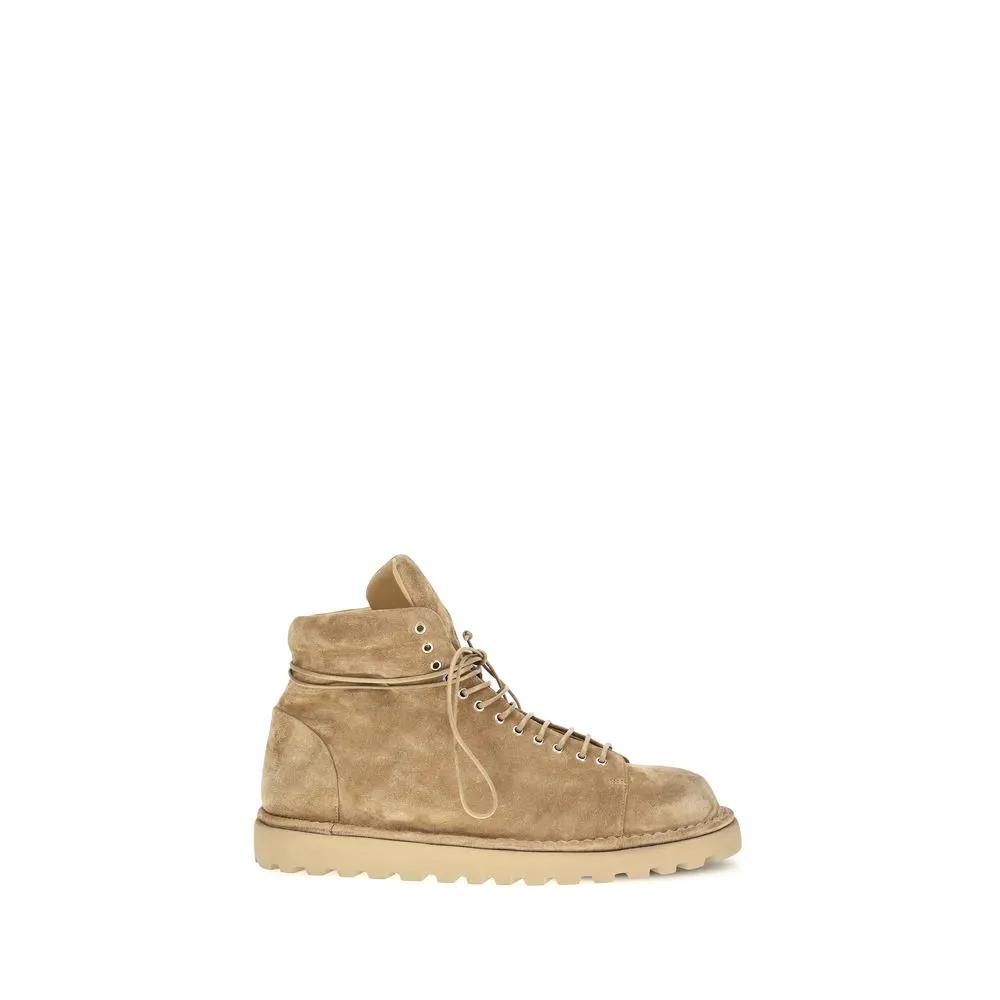 Marsell Marsell Beige Suede Leather Lace-Up Boots