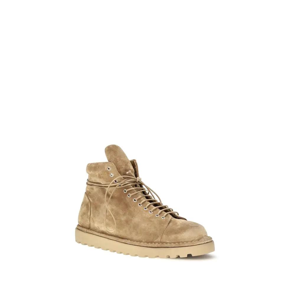 Marsell Marsell Beige Suede Leather Lace-Up Boots