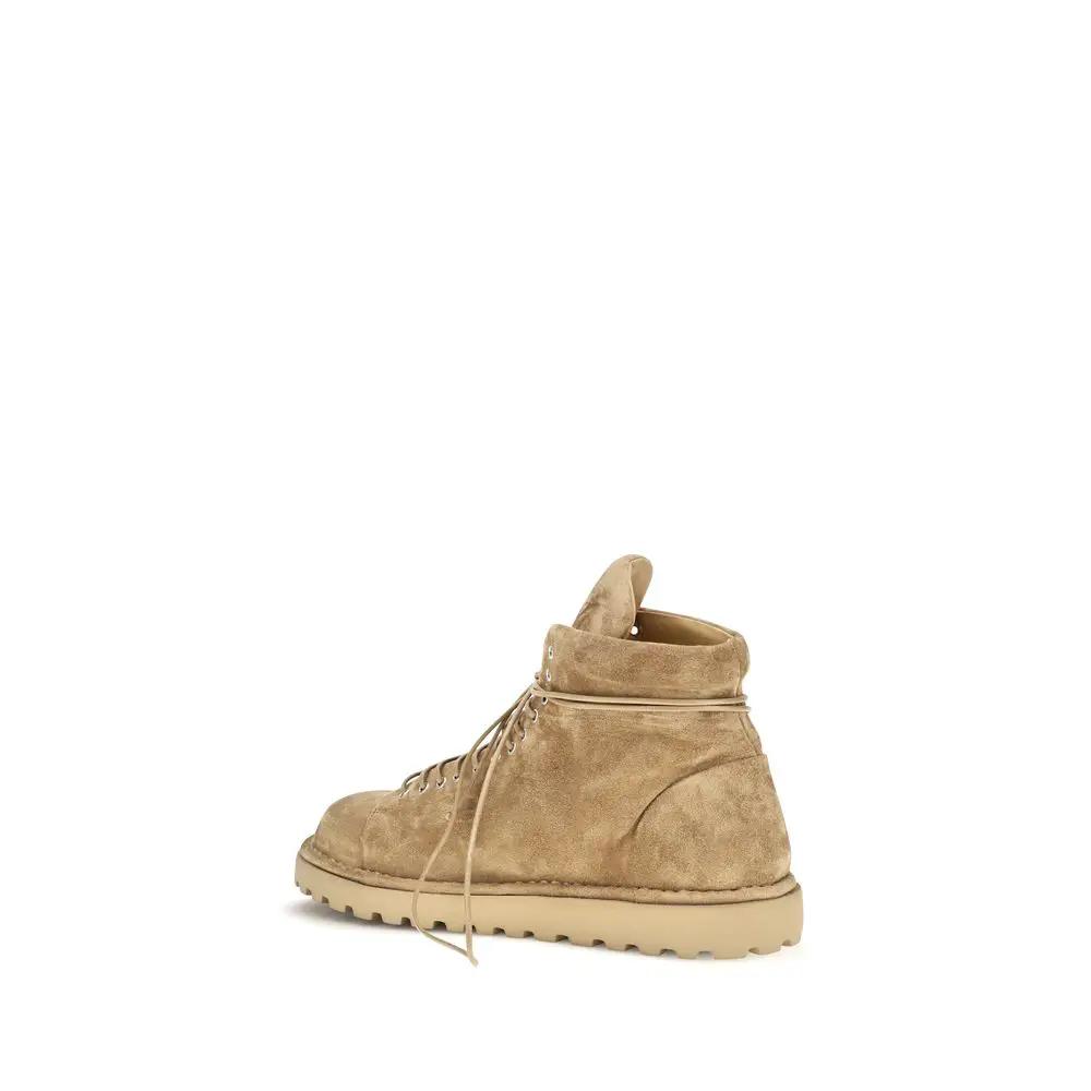 Marsell Marsell Beige Suede Leather Lace-Up Boots