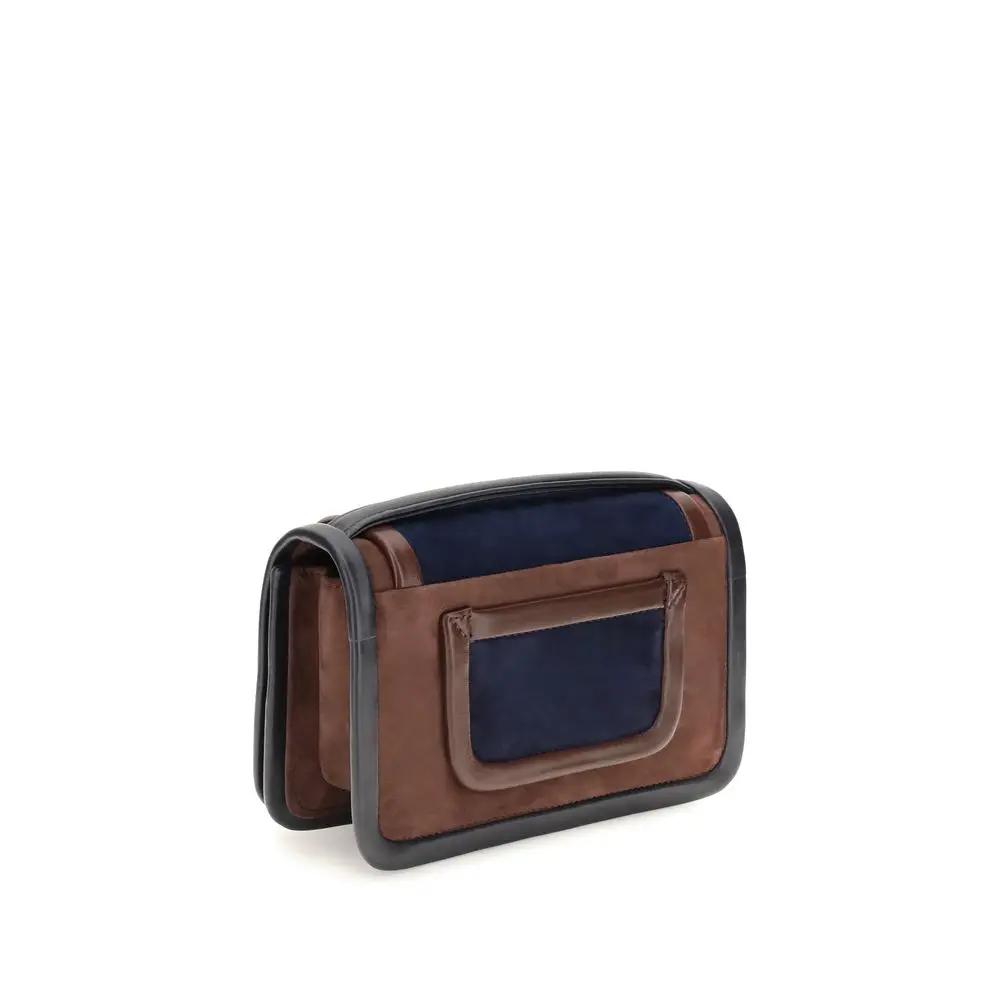 Pierre Hardy Pierre Hardy Brown Calf Leather Bos Taurus Shoulder Bag
