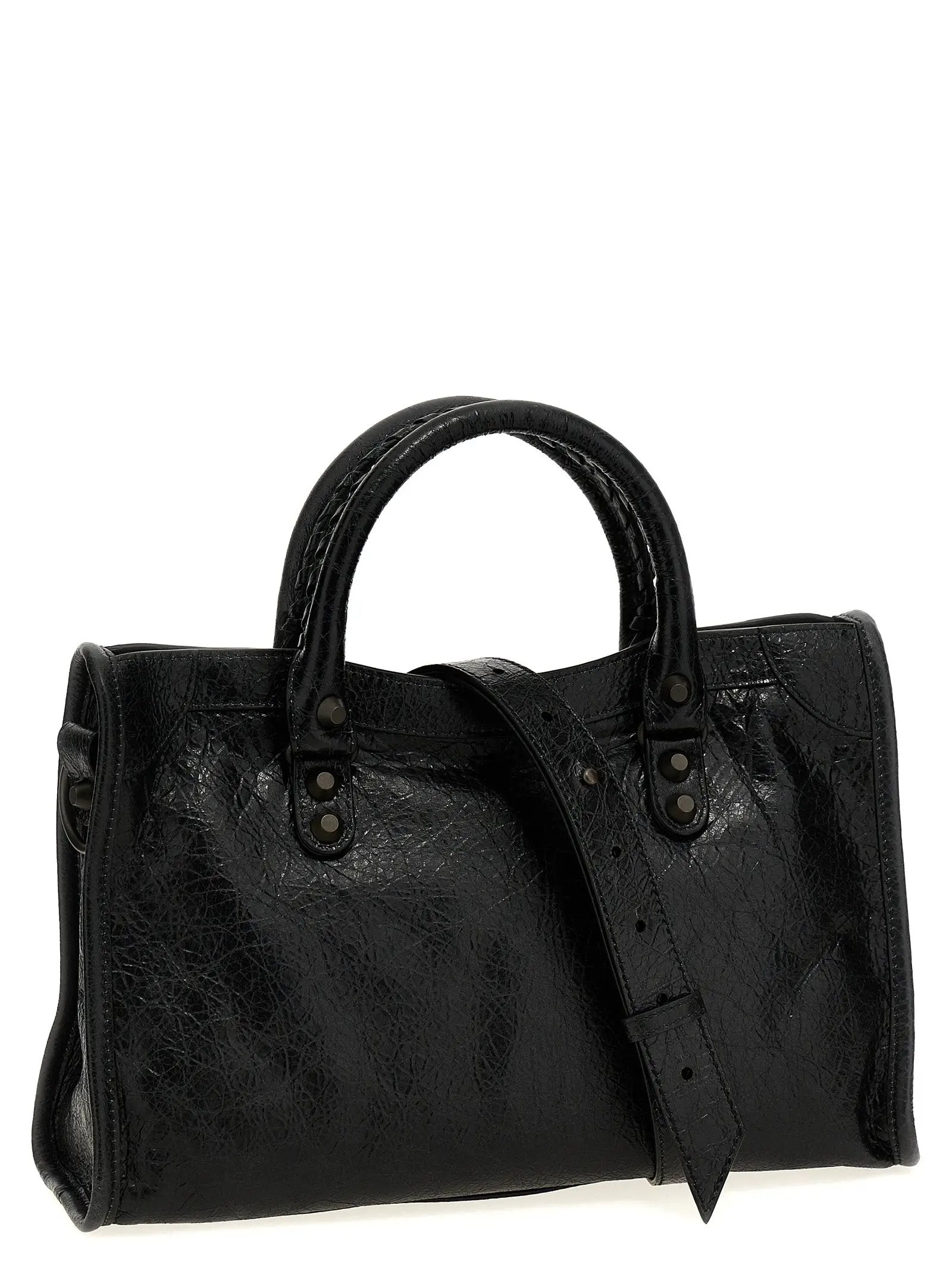 Balenciaga Black Lamb Leather Handbag