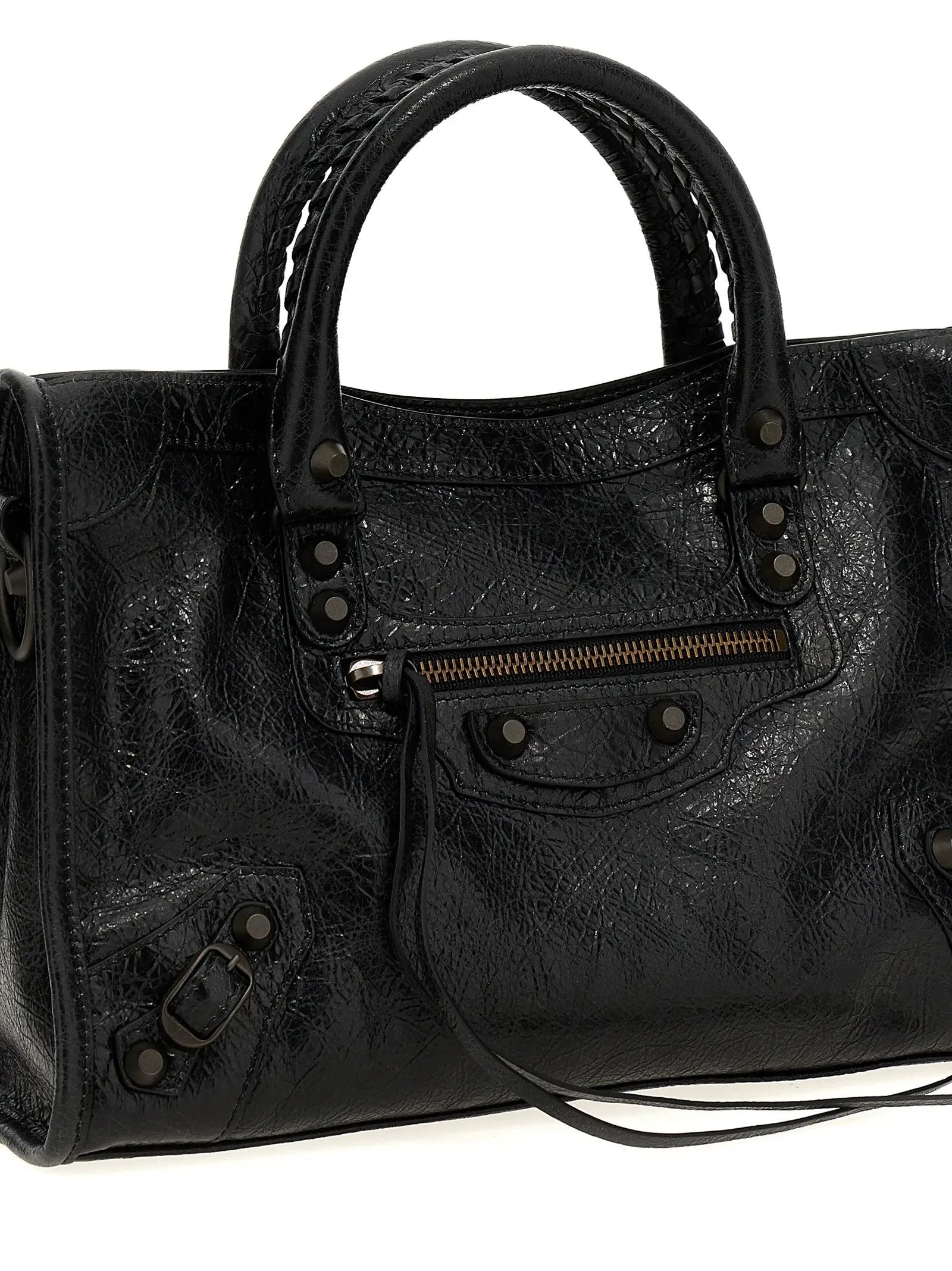 Balenciaga Black Lamb Leather Handbag