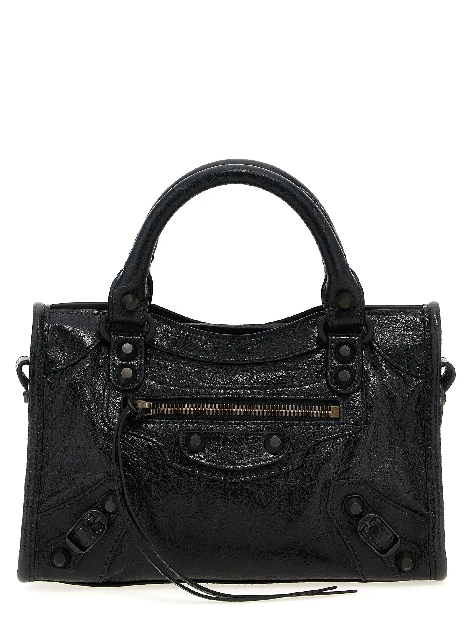 Balenciaga Black Lamb Leather Handbag