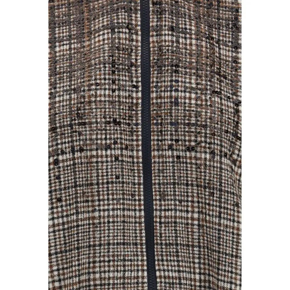 Brunello Cucinelli Beige Polyamide Full-Length Jacket