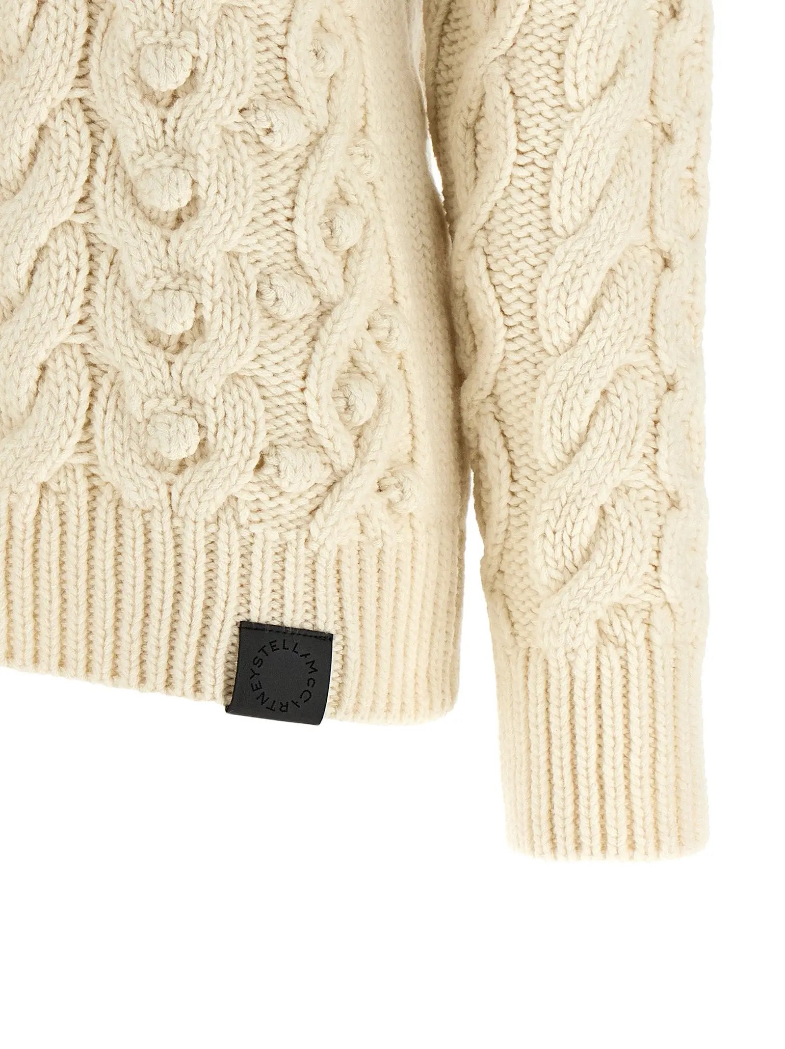 Stella McCartney White Virgin Wool Cardigan