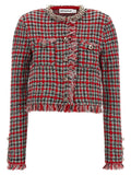 Self-Portrait Multicolor Cotton Full-Length Jacket