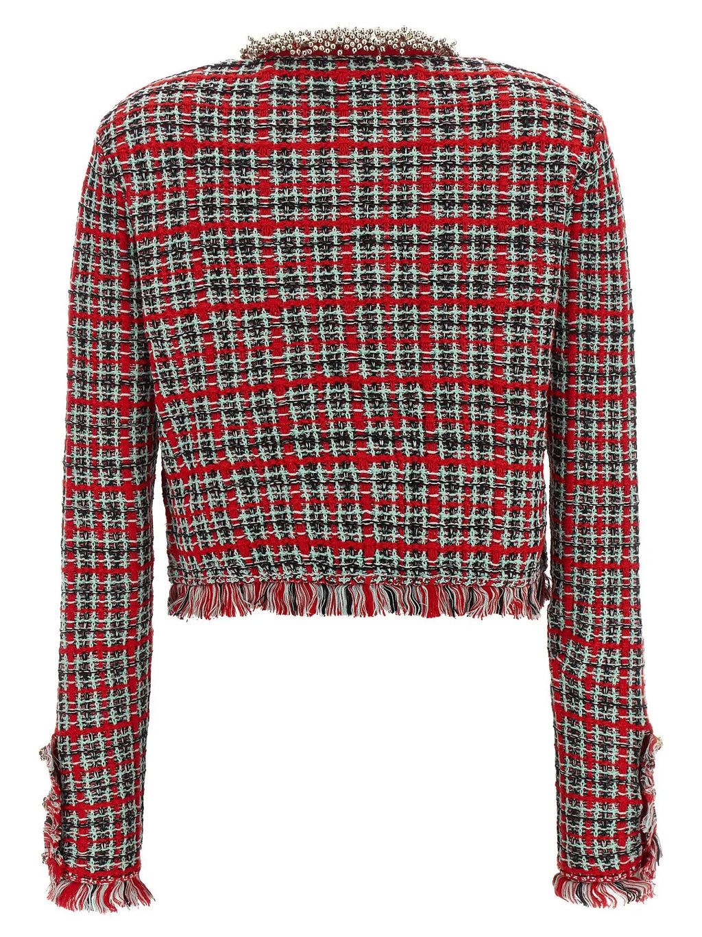 Self-Portrait Multicolor Cotton Full-Length Jacket