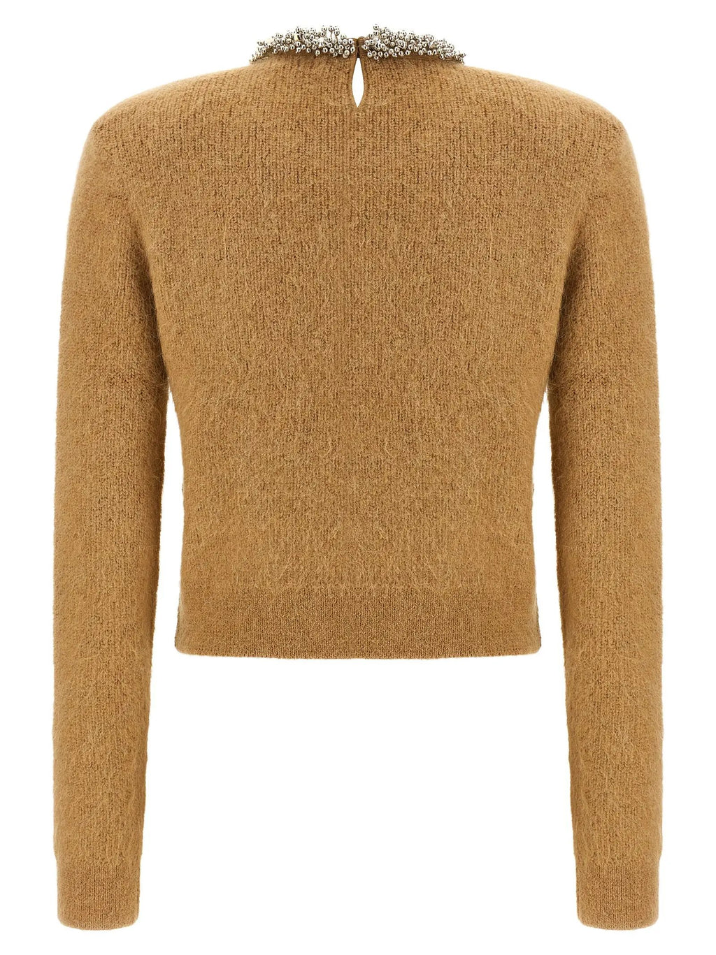 Self-Portrait Brown Polyester Sweater