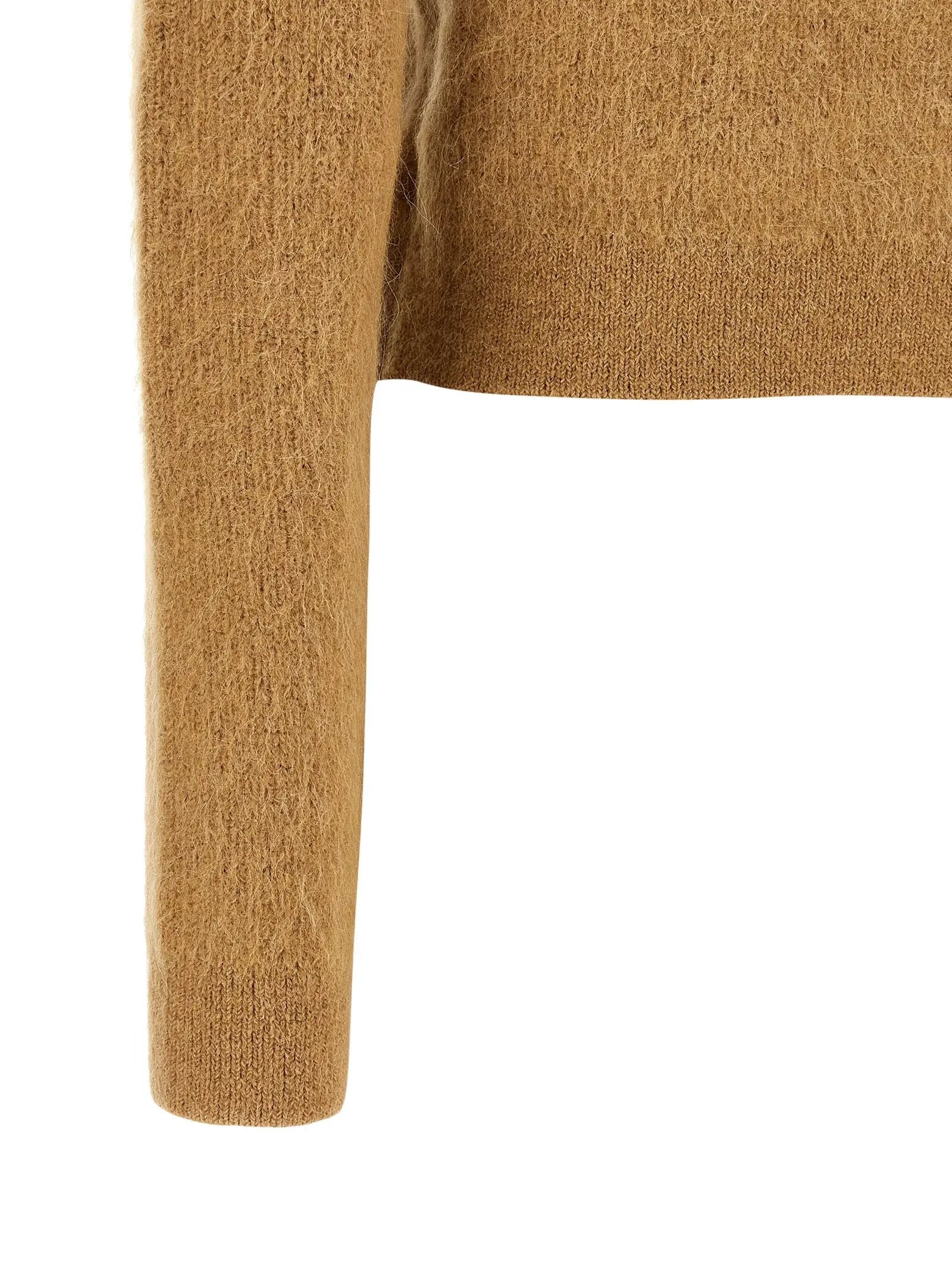 Self-Portrait Brown Polyester Sweater