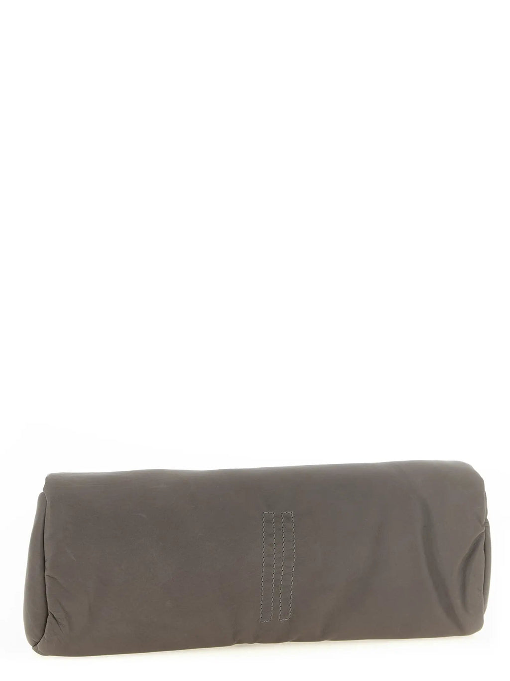 Rick Owens Gray Calfskin Clutch Bag