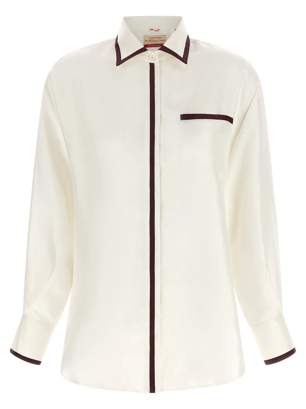 F.R.S. - FOR RESTLESS SLEEPERS White Silk Blouse