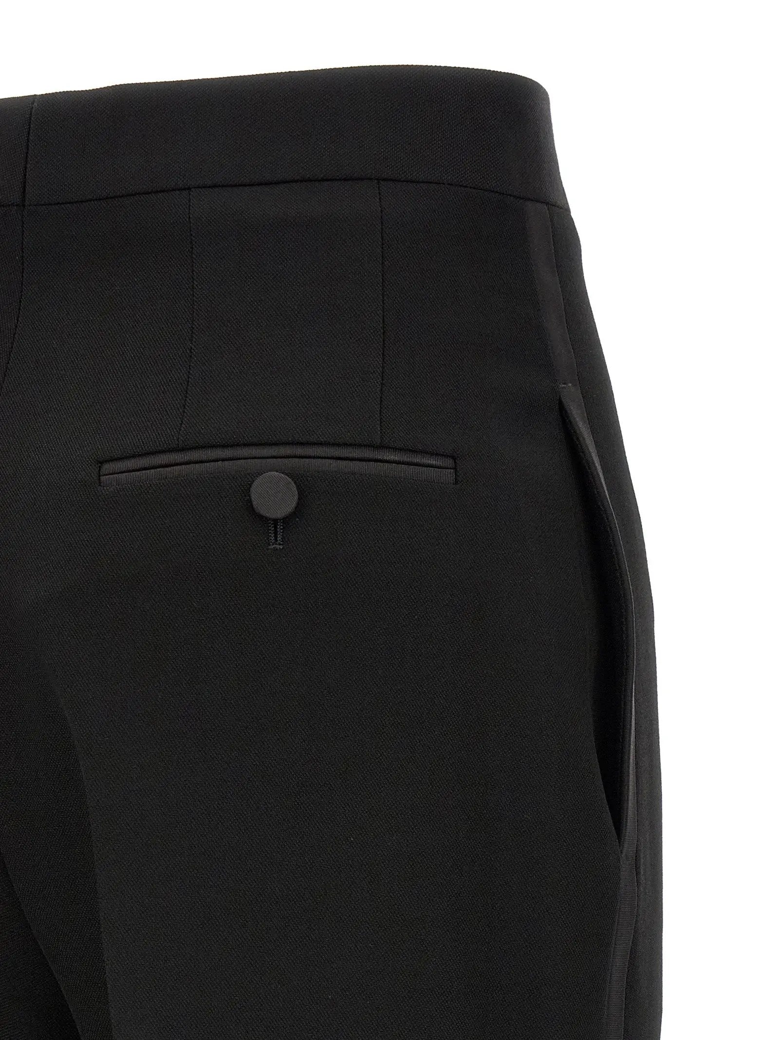 Tom Ford Black Wool Dress Pants