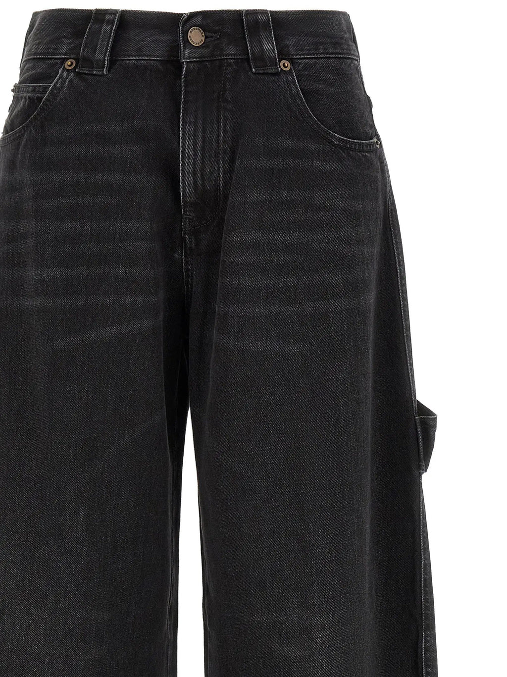 Darkpark Black Cotton Relaxed Fit Jeans