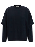 Darkpark Blue Merino Wool Cardigan