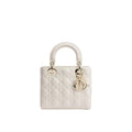 Dior White Lamb Leather Handbag