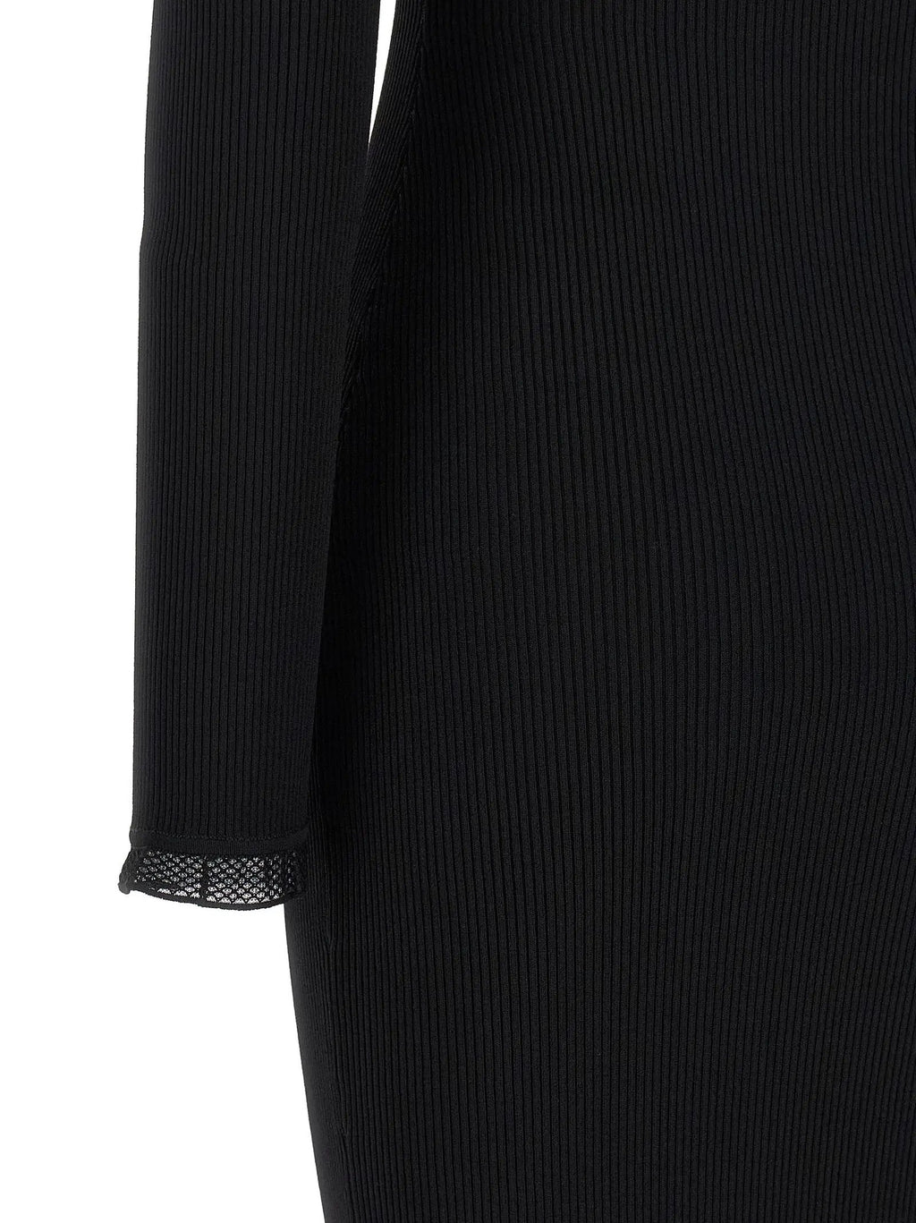 Robe midi Elisabetta Franchi en viscose noire