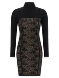 Robe courte Elisabetta Franchi noire en viscose