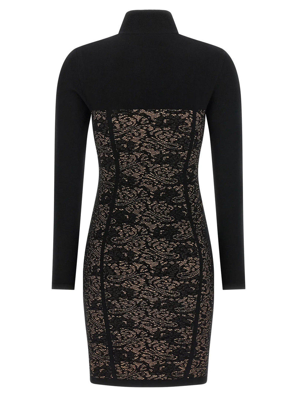 Robe courte Elisabetta Franchi noire en viscose