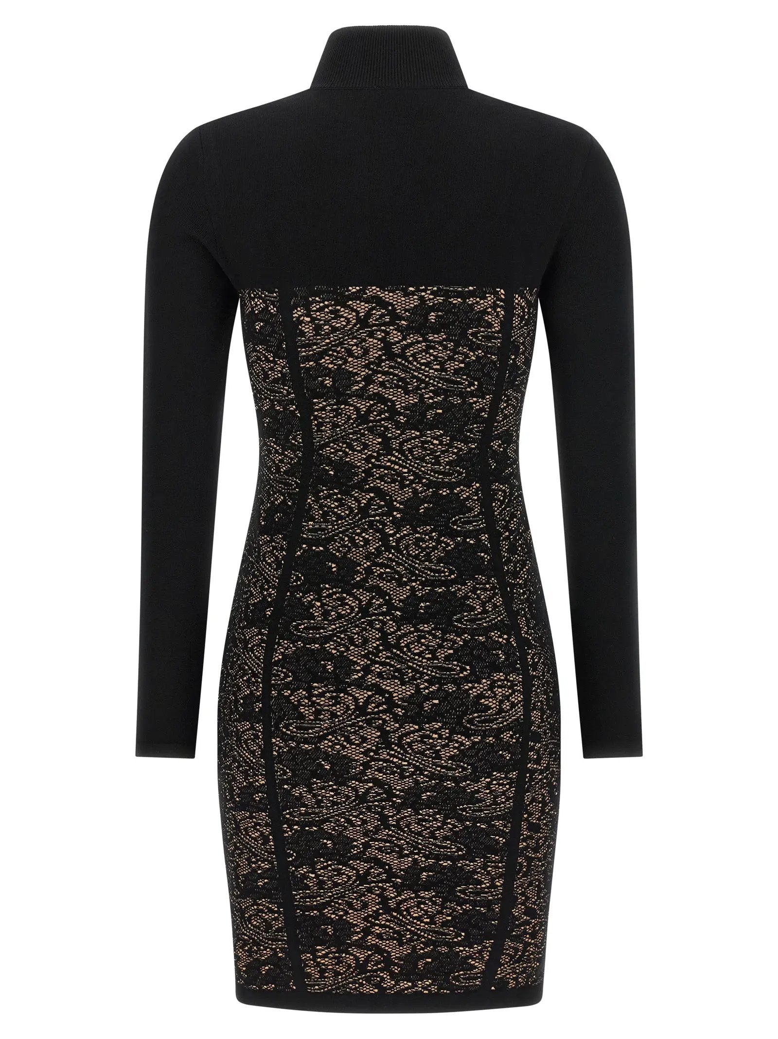 Robe courte Elisabetta Franchi noire en viscose