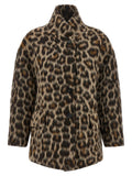 Alberto Biani Beige Wool Coat