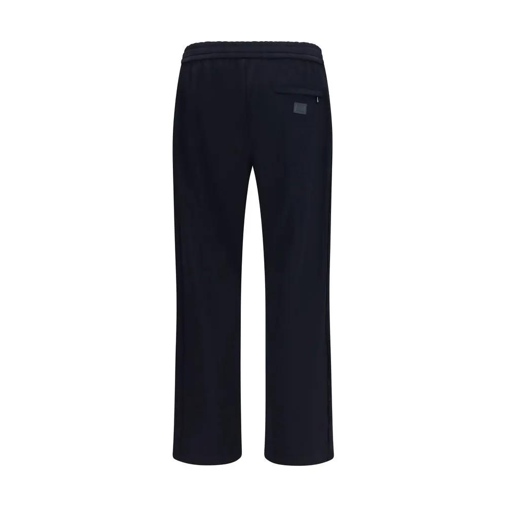 Dolce & Gabbana Dolce & Gabbana Blue Polyamide Athletic Pants