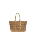 Sac bandoulière The Row en raphia beige